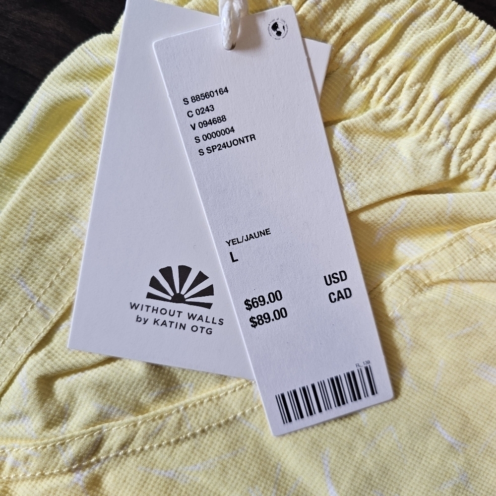 Katin OTG X Without Walls Trail Short Yellow, LARGE - Picture 10 of 10